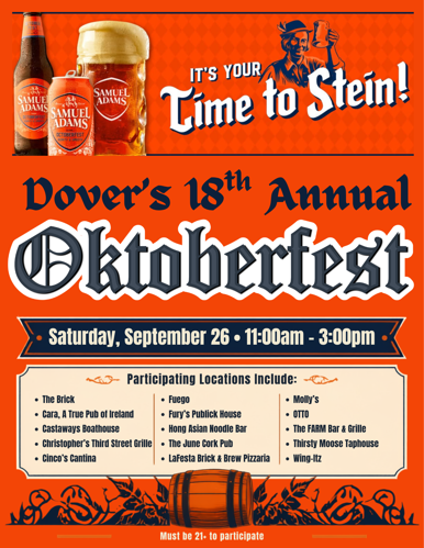 18Th Annual Dover Oktoberfest Flyer